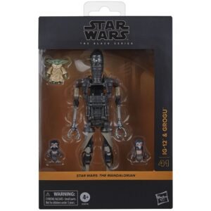 Conjunto de Figuras IG-12 & Grogu - Star Wars