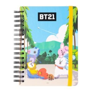 Caderno BT21 A5: Criatividade Geek ao Seu Alcance