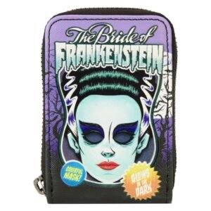 Porta-cartões Bride of Frankenstein Neon Loungefly