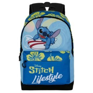 Mochila Adaptável Disney Stitch 44cm para Geek