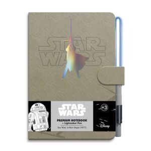 Caderno Premium Luke Skywalker com Caneta Sabre de Luz