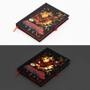 Caderno LED Deadpool A5 Premium - Geek