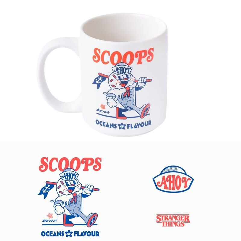 Caneca Stranger Things Scoops Ahoy 350ml