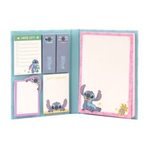 Caderno de Notas Disney Stitch com Autocolantes
