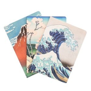 Pack de 3 Cadernos A5 O Grande Onda de Kanagawa