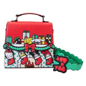 Bolsa de Ombro Hello Kitty Natal Loungefly