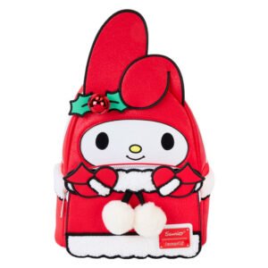 Mochila Loungefly My Melody e Hello Kitty 26cm