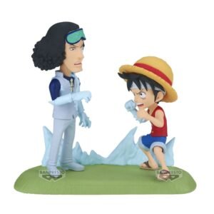 One Piece World Collectable Figure Log Stories Monkey D, Luffy vs Kuzan 9cm