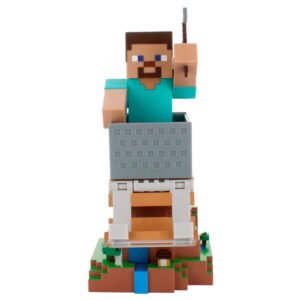 Suporte Minecraft Steve para Carregamento de Controles