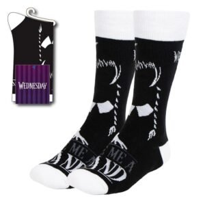 Meias Adultas Wednesday - Estilo Geek e Conforto