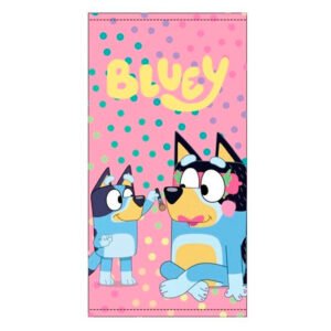 Bluey microfibre beach towel