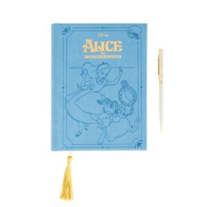 Caderno A5 Alice no País das Maravilhas + Caneta
