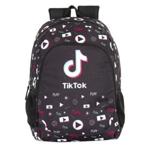 Mochila Tik Tok 42cm para Fãs Geek