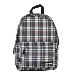 Mochila Plaid 42cm - Estilo Geek e Funcionalidade