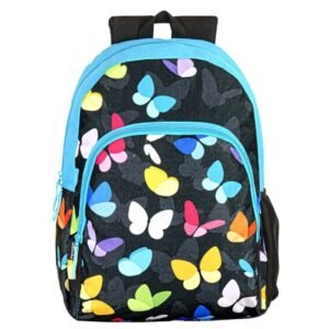 Mochila Butterflies 43cm - Estilo e Conforto Geek