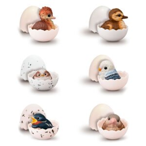 Figuras de Pássaros Baby Bird - 7cm de Diversão