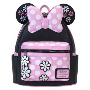 Mochila Loungefly Disney Minnie Floral Rock the Dots