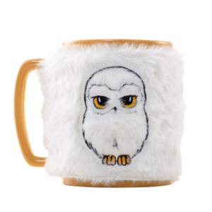 Caneca Harry Potter Hedwig com peluche 440ml