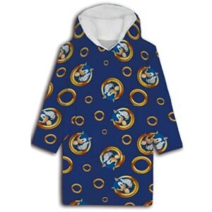 Sonic the Hedgehog oversize sweatshirt coat kids coral