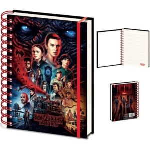 Stranger Things A5 notebook