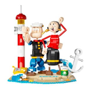 Kit de Construção Popeye & Olivia - 1500 Peças