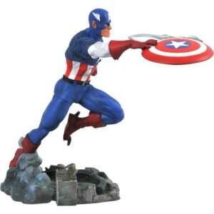 Estátua Captain America 25cm - Marvel Comic Gallery