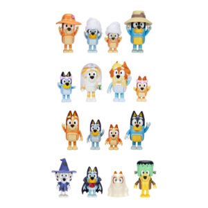 Pack Variado Bluey com 4 Figuras Surpresa