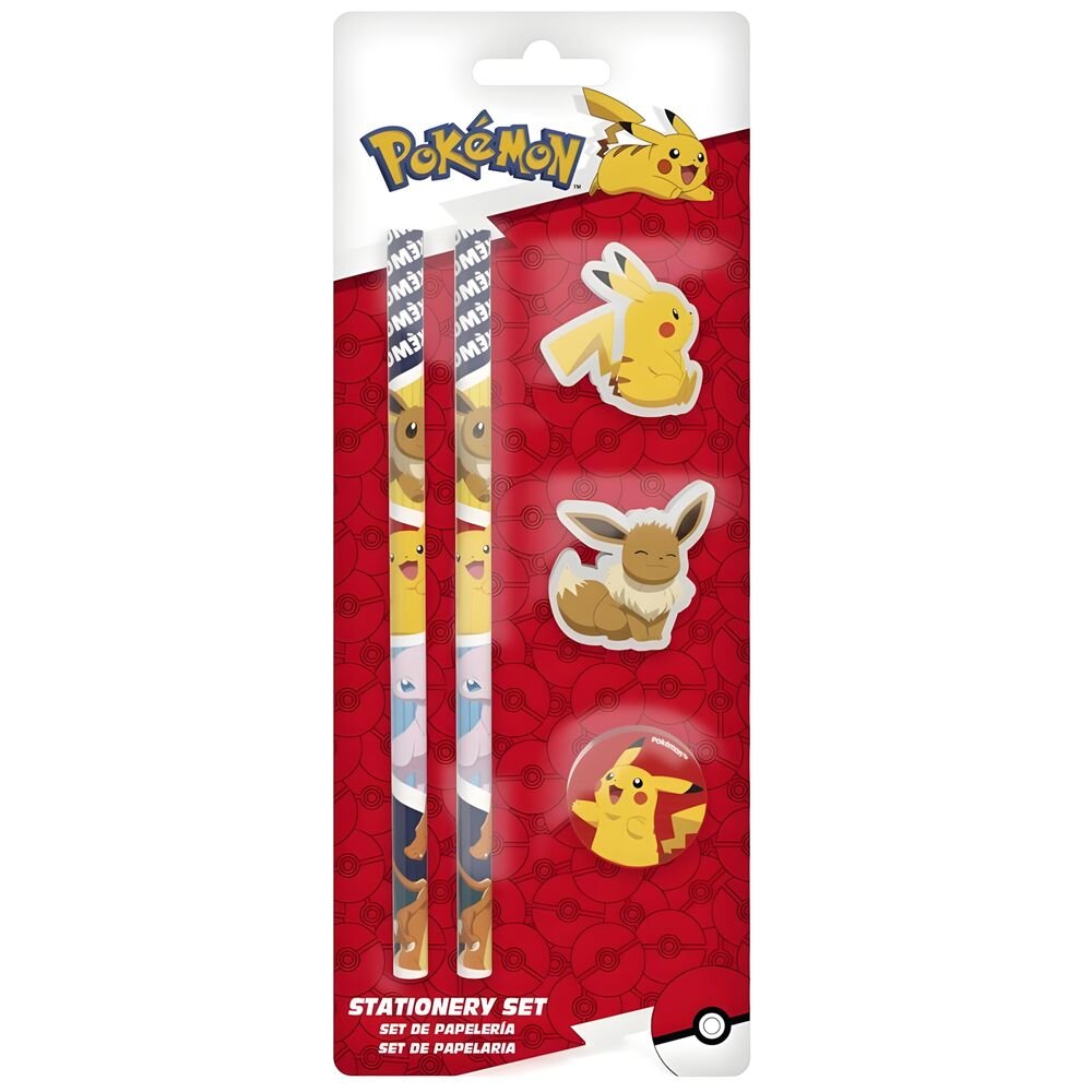 Conjunto de Material Escolar Pokémon