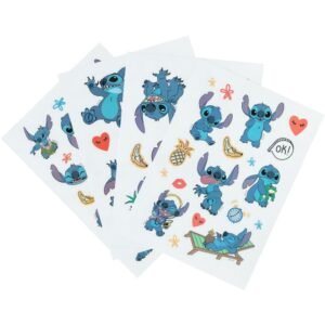 Conjunto de Autocolantes Reutilizáveis Disney Stitch