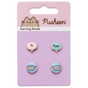 Conjunto Pusheen Hi Bye: 3 pares de brincos