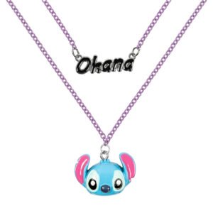 Conjunto de Colares Disney Stitch - Ohana e Stitch