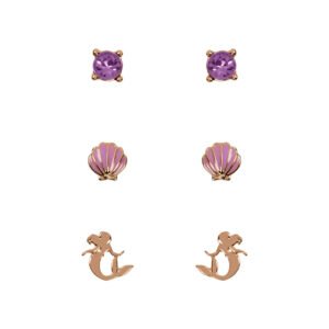 Disney The Little Mermaid Set 3 pairs of earrings