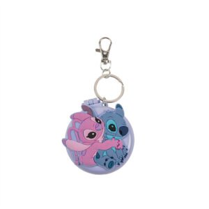 Chaveiro Disney Stitch & Angel com Espelho e Pente