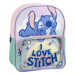 Mochila Disney Stitch 30cm para fãs Geek