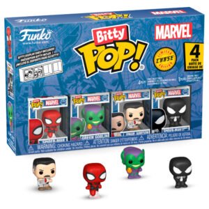 Blister 4 Figuras Bitty POP Marvel Spider-Man
