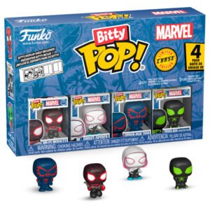 Blister 4 Figuras Bitty POP Marvel Spider-Man