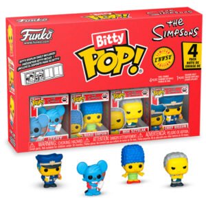 Pack de 4 Figuras Bitty POP The Simpsons - Itchy