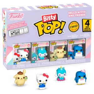 Blister 4 Figuras Bitty POP Hello Kitty e Amigos