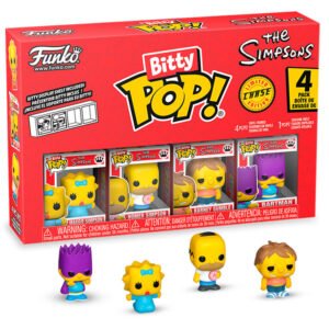 Blister 4 Figuras Bitty POP The Simpsons - Maggie