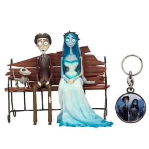 The Corpse Bride figure + Metal keychain
