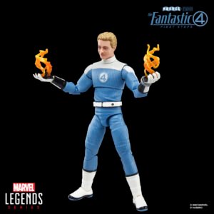 Figura Johnny Storm dos Fantastic 4 - 15cm