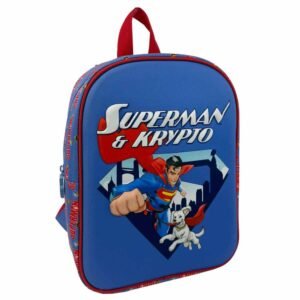 Mochila 3D Superman & Krypto - 30cm