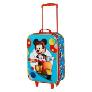 Mala de Viagem Mickey 3D - 52cm para Crianças
