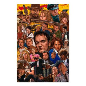 Poster de Filmes de Quentin Tarantino - Estilo Geek