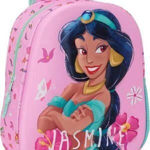 Mochila 3D Jasmine Aladdin - Geek e Prática