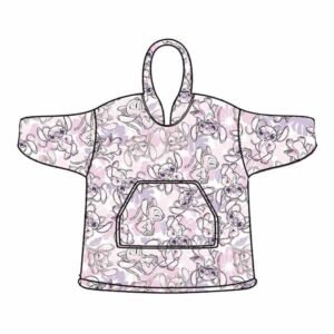Disney Stitch Angel oversize sweatshirt coat kids coral