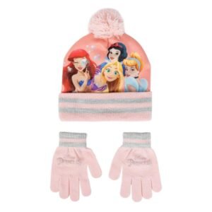 Conjunto de Chapéu e Luvas Princesas Disney