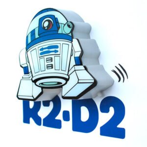 Luz 3D R2-D2 Star Wars para Geek