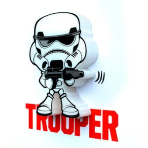 Luz 3D Storm Trooper - Acessório Geek Incrível