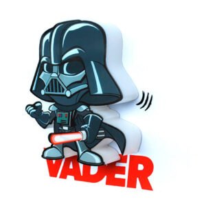 Mini Lâmpada 3D Darth Vader - Star Wars